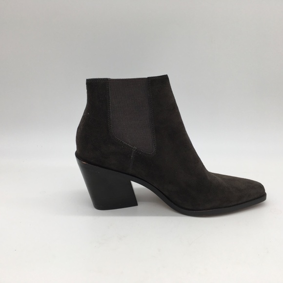Rag & Bone Boots RAZOR CHELSEA BOOTIE in Slate SUEDE Booties size 9 - Picture 8 of 9